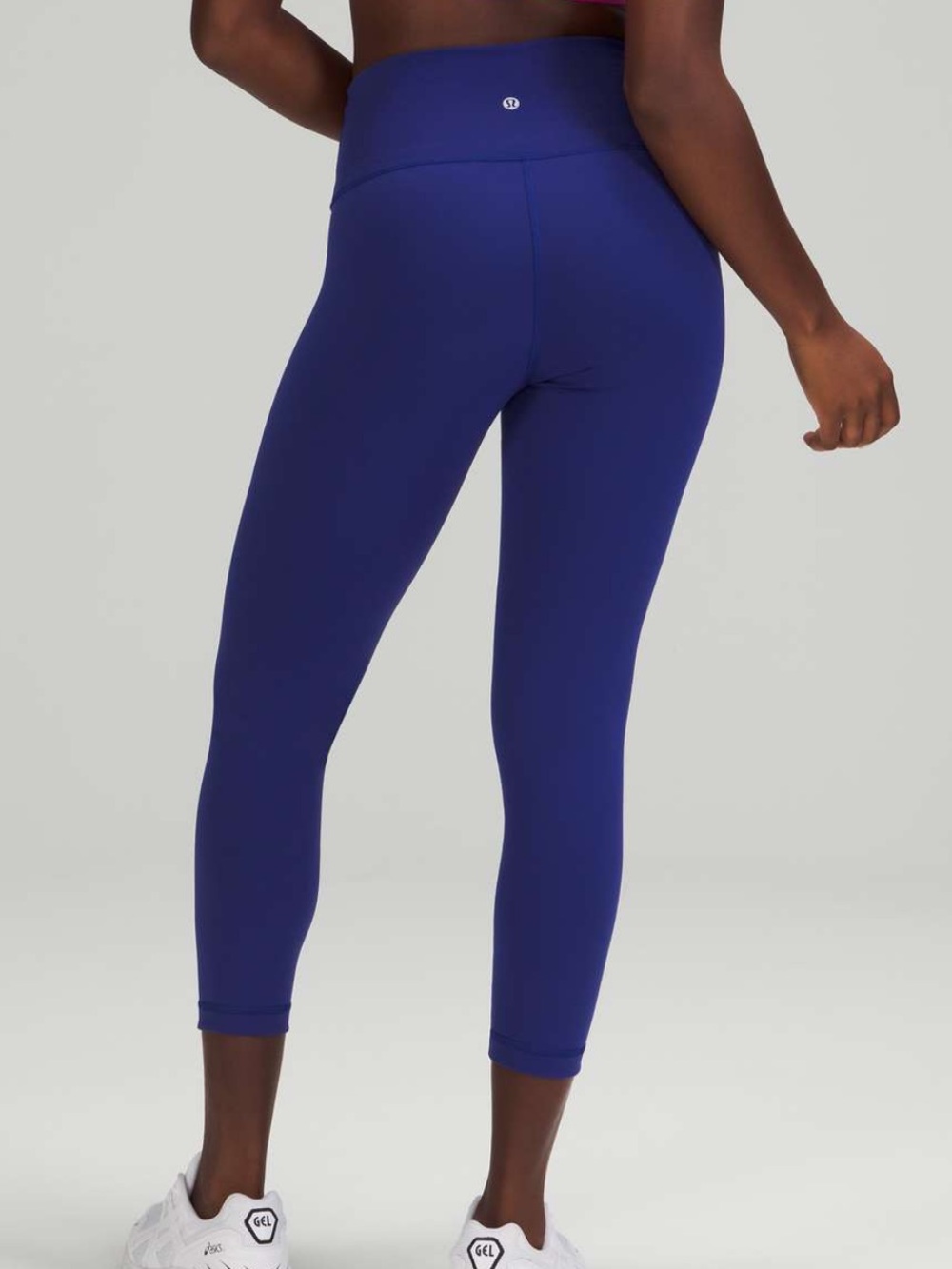 Lululemon Wunder Train High-Rise Crop‎ 23" Leggings Larkspur Blue